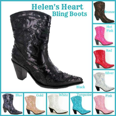 Helens Heart Bling Boots Review