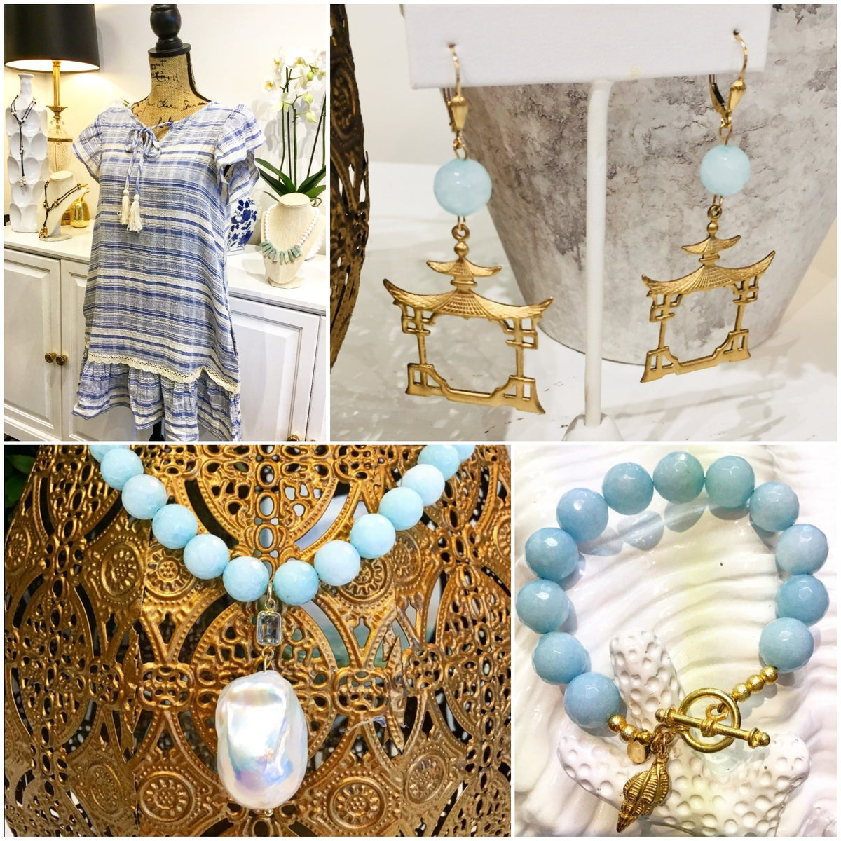 Fashion Friday: Classic Blue & White Outfit and Style Inspiration from Teramasu
