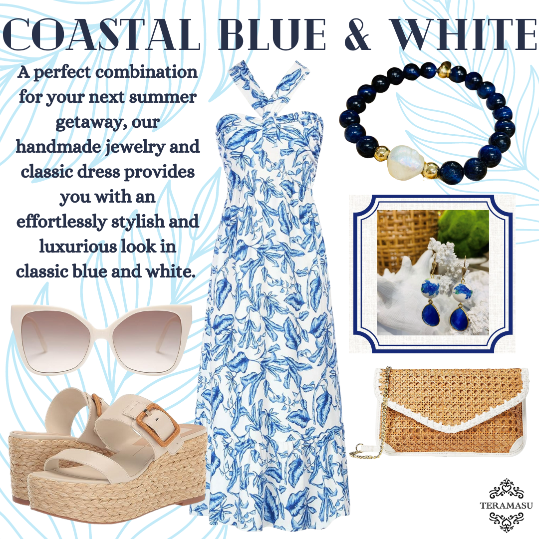 Coastal Blue and White | The Perfect Summer Look from Teramasu