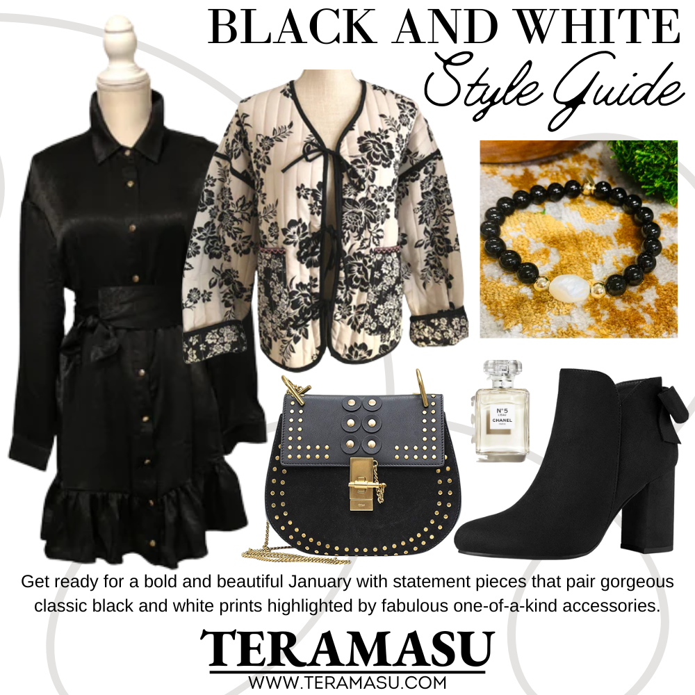 Teramasu Style Guide | Classic Black and White Style Inspiration