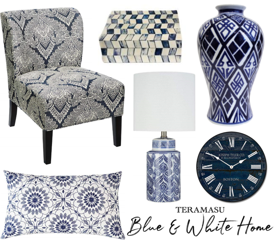 Chic Peek: Gorgeous & Classic Blue and White Home Decor Inspiration from Teramasu