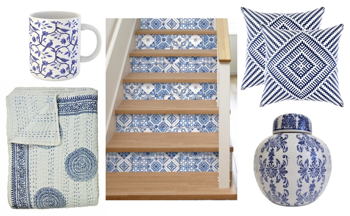 Friday Favorites: Classic Blue and White Home Decor Inspiration from Teramasu
