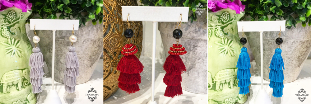 Saturday Stunners: The Perfect Boho-Chic Statement Earrings for Fall from Teramasu