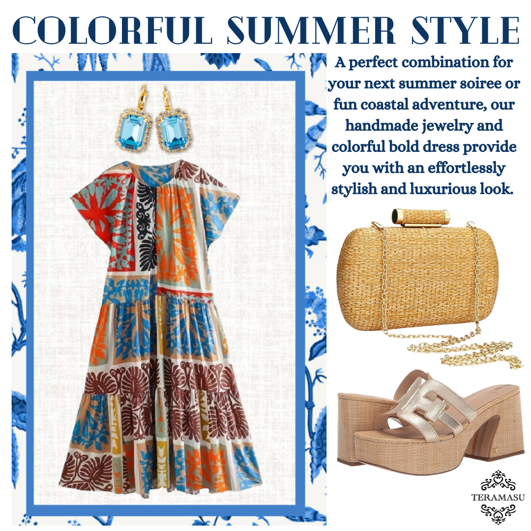 Colorful Summer Style | A Bold One of a Kind Look for Your Summer Style from Teramasu
