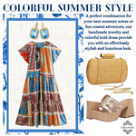 Colorful Summer Style | A Bold One of a Kind Look for Your Summer Style from Teramasu