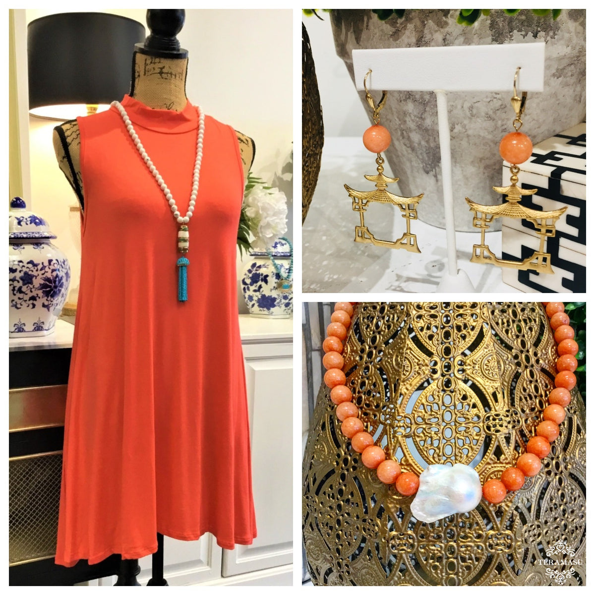"Want It" Wednesday: Stylish & New Coral-Inspired Outfit Inspiration from Teramasu