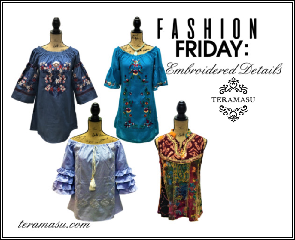 Fashion Friday: Gorgeous Embroidered Details from Teramasu