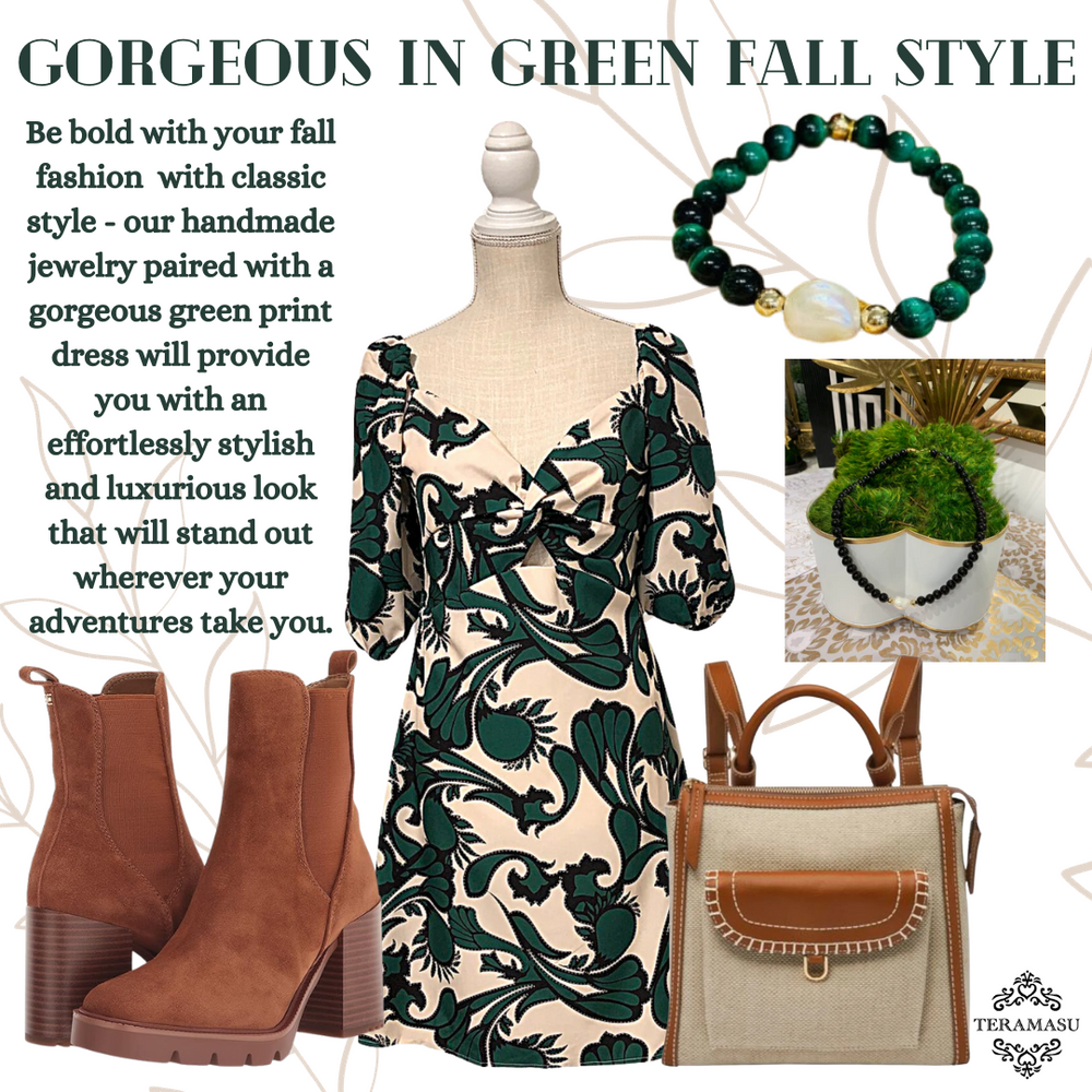 Gorgeous in Green | Classic Fall Style from Teramasu
