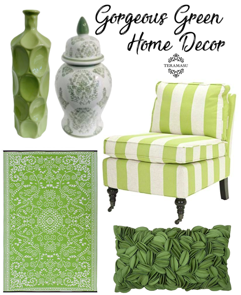 Monday Must-Haves: Classic & Gorgeous Green and White Home Decor Lifestyle Inspiration from Teramasu