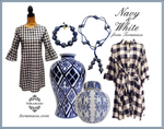 Monday Must-Haves: Gorgeous Navy & White Fashion from Teramasu