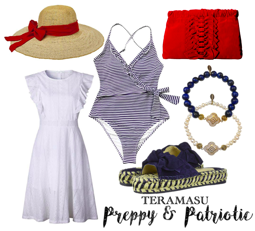 "Want It" Wednesday: Preppy & Patriotic Outfit Inspiration for the Fourth of July from Teramasu