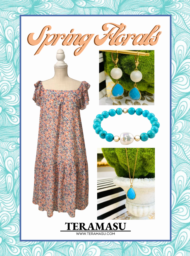 Classic Spring Florals & Bold Colors Perfect for Spring from Teramasu