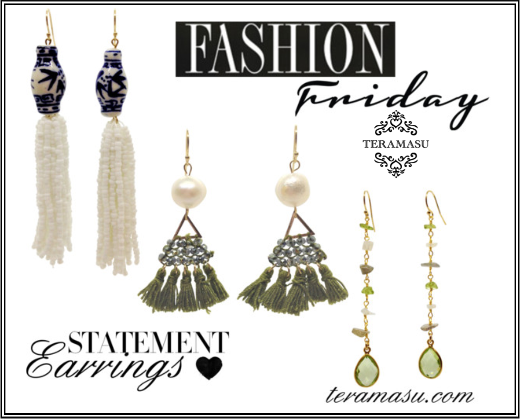 Fashion Friday: Handmade, One-of-a-Kind Statement Earrings from Teramasu