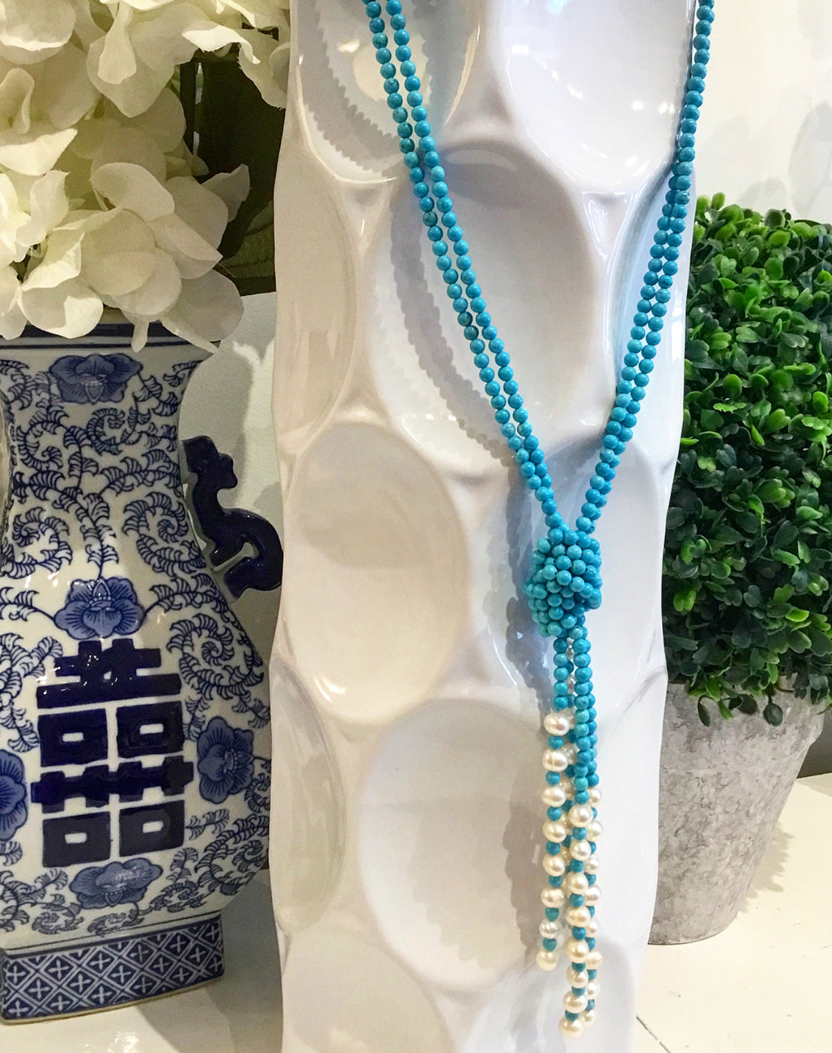 Monday Must-Have: The Perfect Classic Blue & White Necklace for Your One-of-a-Kind-Style