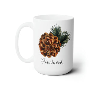 Pinehurst  Pinecone Designer Coffee Mug 15 oz