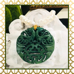 Baroque Pearl And Green Jade Handmade Necklace