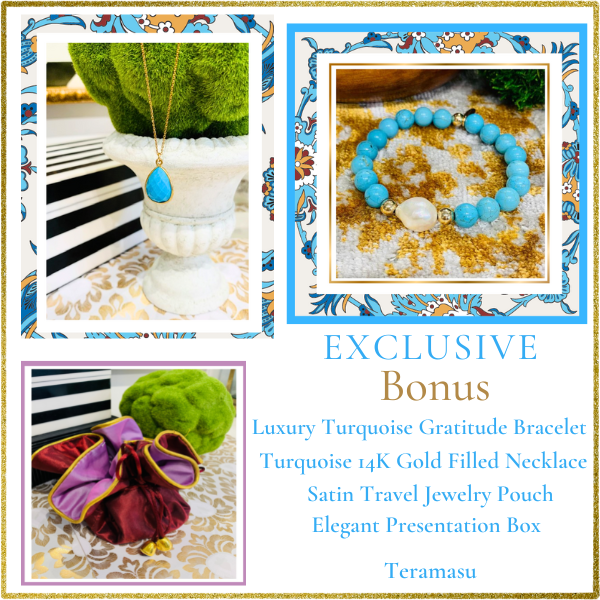 The Turquoise Gratitude Bracelet Necklace Special Bundle Offer